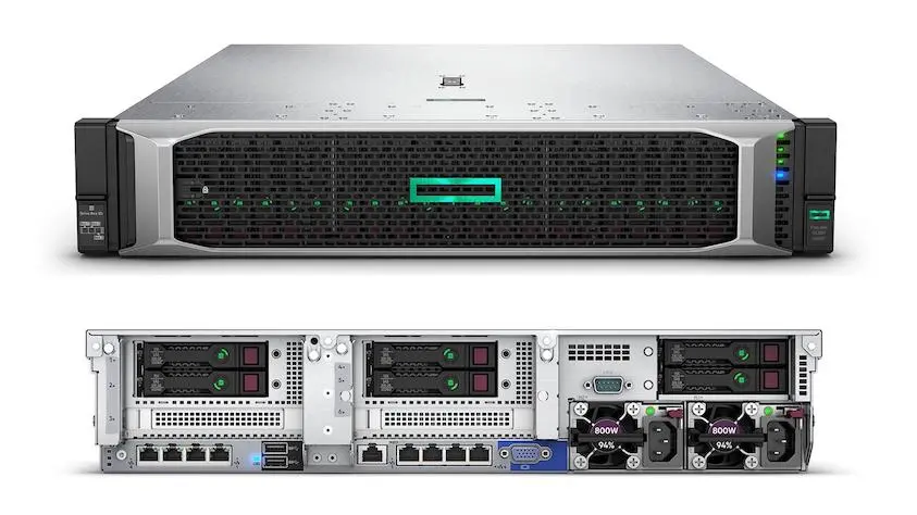 Serveur HPE ProLiant DL380 Gen10 – 2×Xeon Gold 6138 | 128 Go RAM